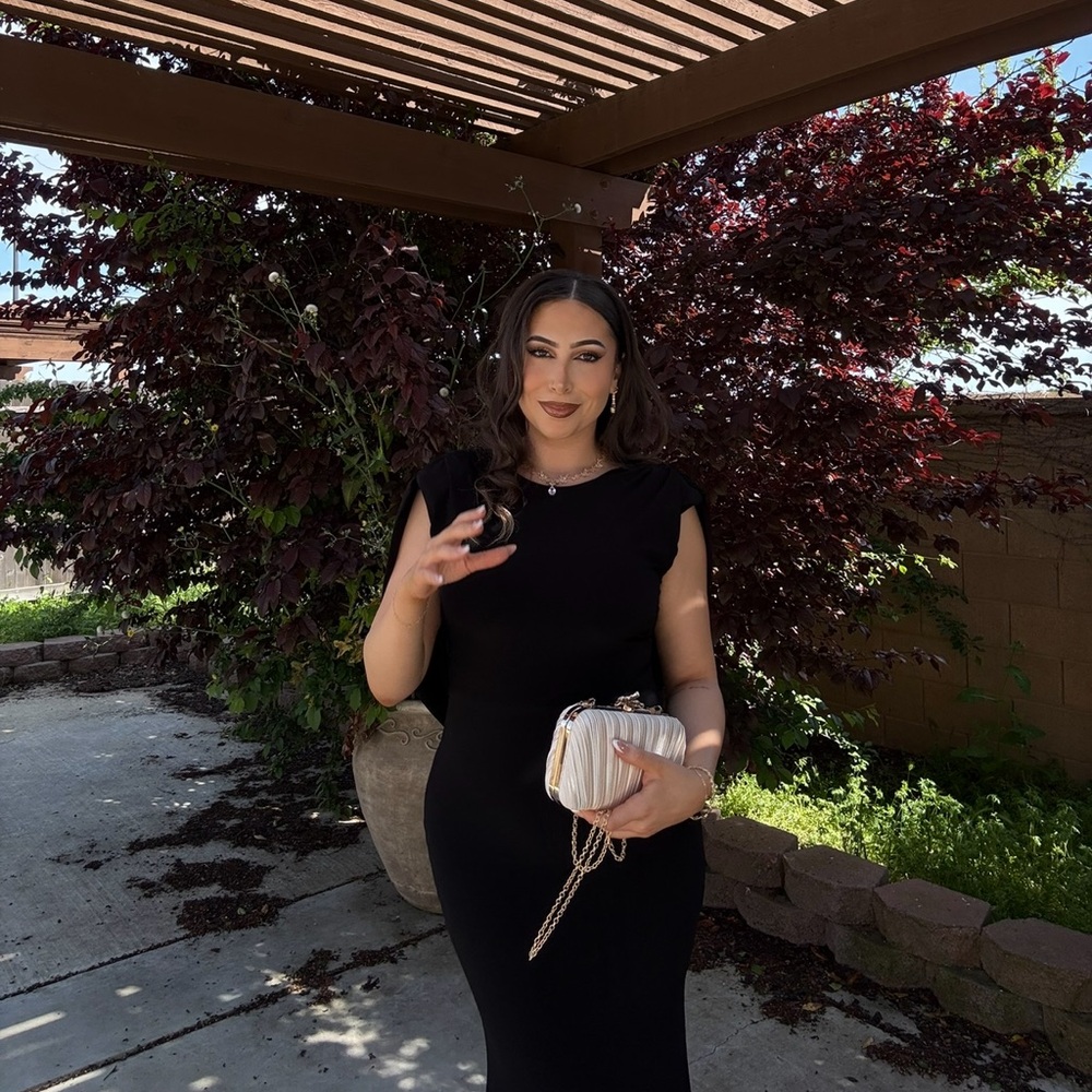 Club L London Black Maxi Dress